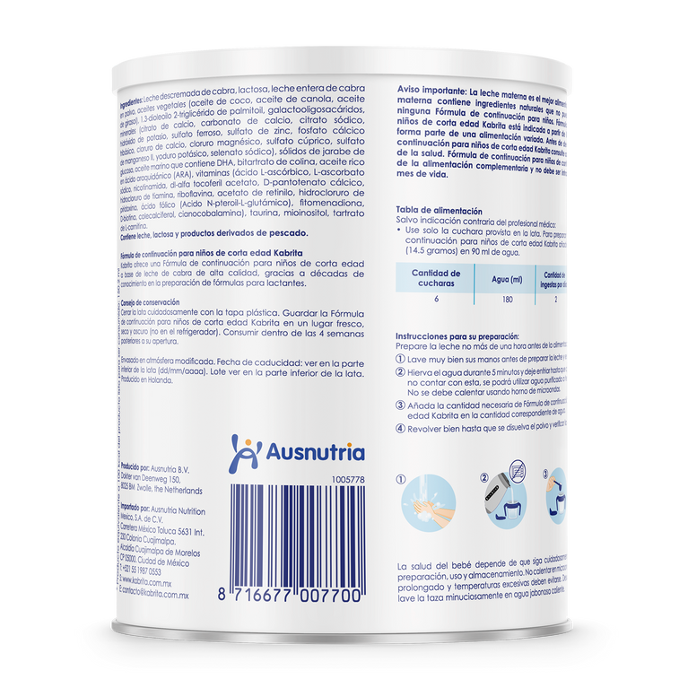 Kabrita Etapa 3 (1 a 3 años) - 400g