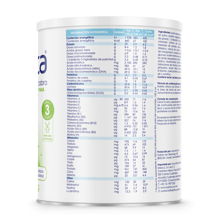 Kabrita Etapa 3 (1 a 3 años) - 400g