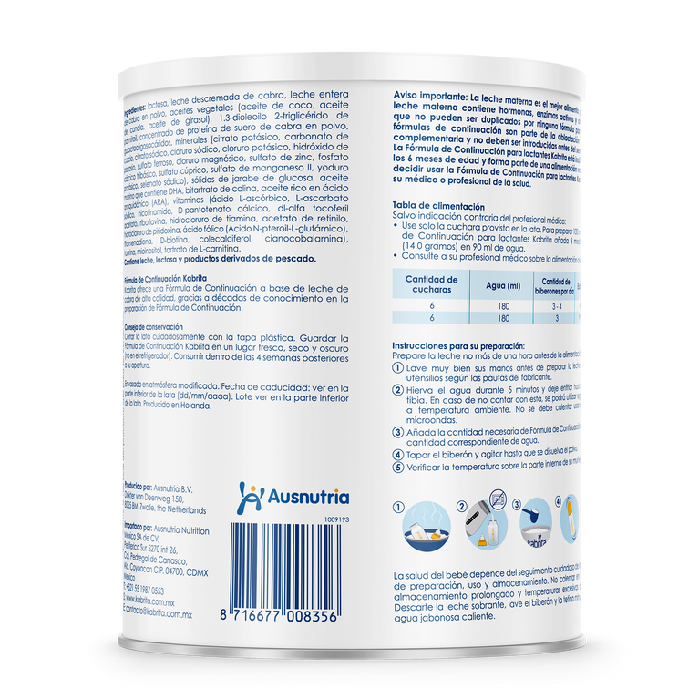 Kabrita Etapa 2 (6 a 12 meses) - 800g - Pack x 2