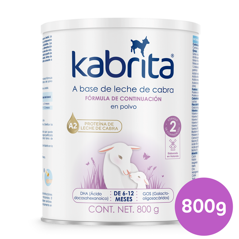 Kabrita Etapa 2 (6 a 12 meses) - 800g - Pack x 4