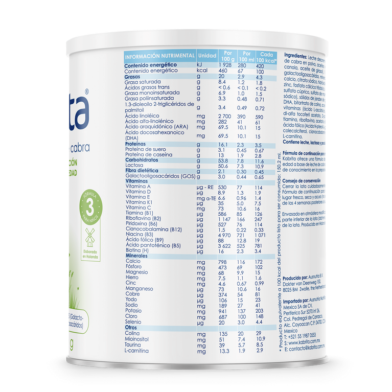 Kabrita Etapa 3 (1 a 3 años) - 800g - Pack x 6