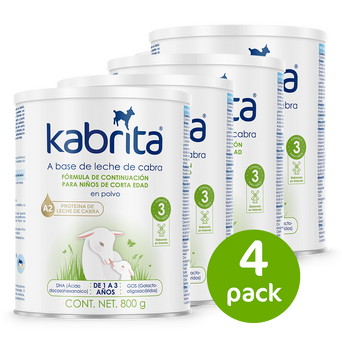 Kabrita Etapa 3 (1 a 3 años) - 800g - Pack x 4 Kabrita Etapa 3 (1 a 3 años) - 800g - Pack x 4