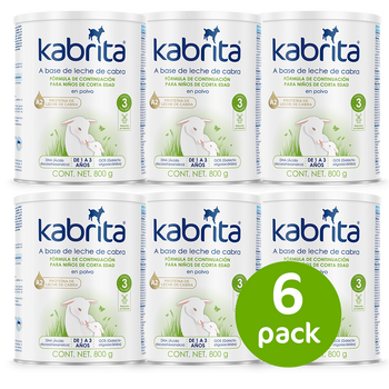 Kabrita Etapa 3 (1 a 3 años) - 800g - Pack x 6 Kabrita Etapa 3 (1 a 3 años) - 800g - Pack x 6