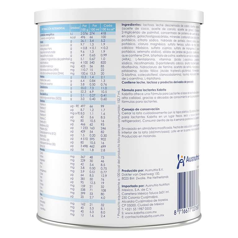 Kabrita Etapa 1 (0 a 6 meses) - 400g - Pack x 2