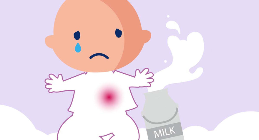 Recién nacidos padecen diarrea en bebés debido a sensibilidad a la leche.