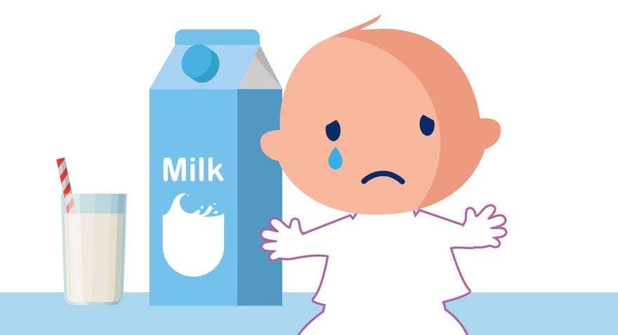 ¿Por qué la leche afecta a mi bebé?