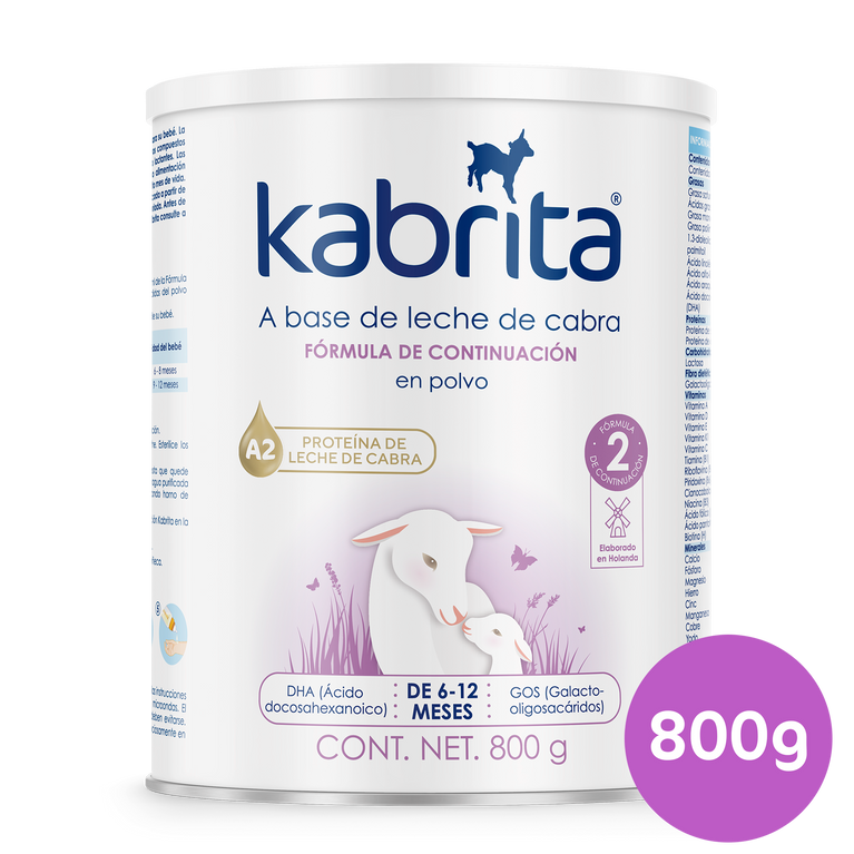 Kabrita Etapa 2 (6 a 12 meses) - 800g - Pack x 6
