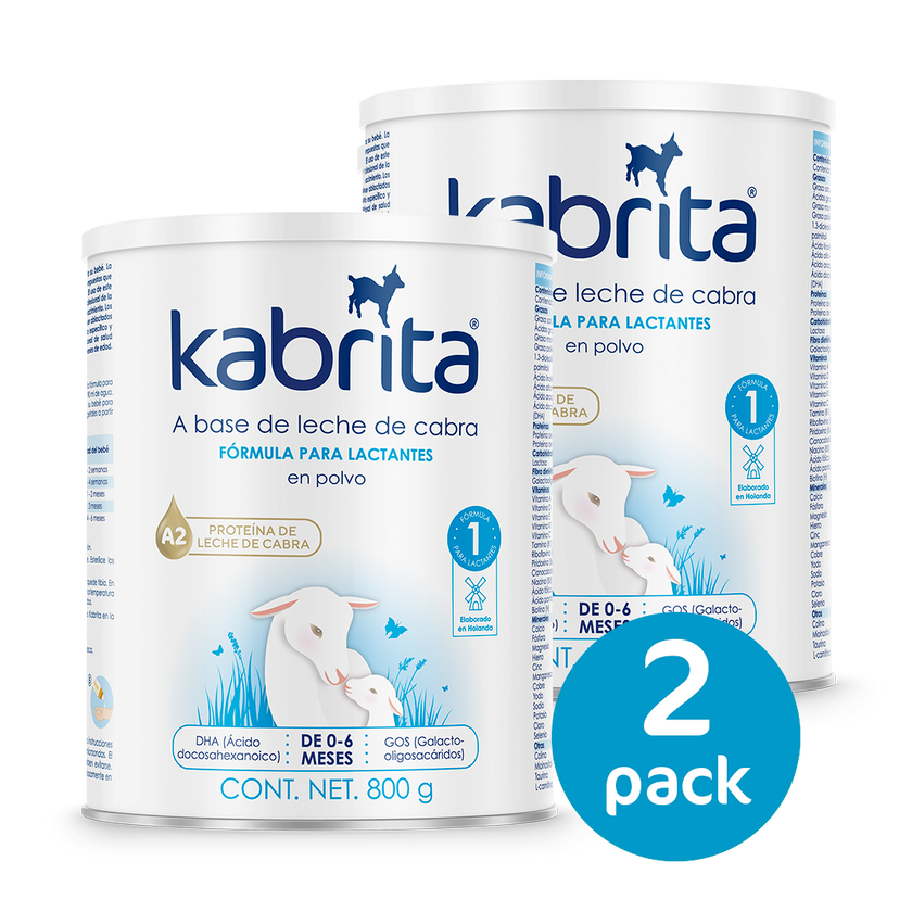 Fórmula para Lactantes de 0 a 6 meses - 800g - Pack x 2 | Kabrita