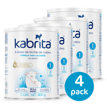 Kabrita Etapa 1 (0 a 6 meses) - 800g - Pack x 4