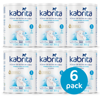 Kabrita Etapa 1 (0 a 6 meses) - 800g - Pack x 6