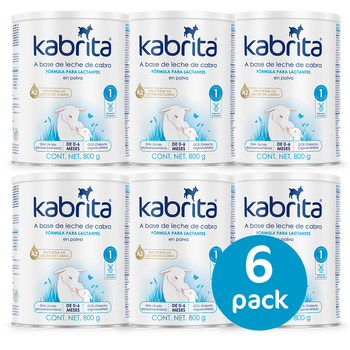 Kabrita Etapa 1 (0 a 6 meses) - 800g - Pack x 6