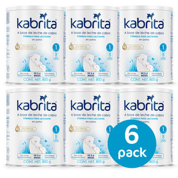 Fórmula para Lactantes de 0 a 6 meses - 800g - Pack x 6 | Kabrita