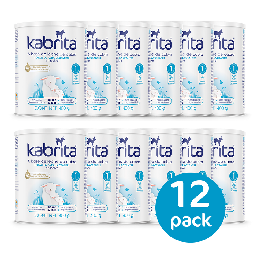 Fórmula para Lactantes de 0 a 6 meses - 400g - Pack x 12 | Kabrita