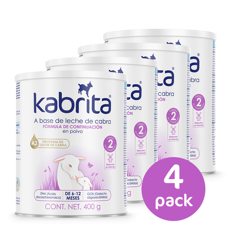 Kabrita Etapa 2 (6 a 12 meses) - 400g - Pack x 4